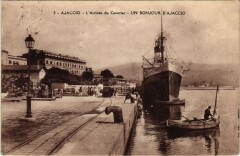 Ajaccio L'Arrivee du Courrier à Ajaccio