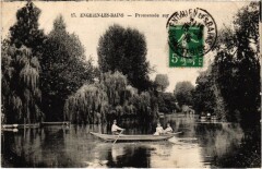 Enghien les Bains Promenade s le Lac France à Enghien-les-Bains