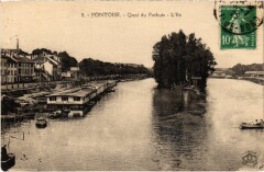 Pontoise Quai du Pothuis France à Pontoise