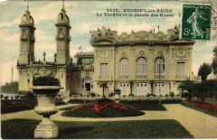 Enghien les Bains Le Theatre et le Jardin des Roses France à Enghien-les-Bains