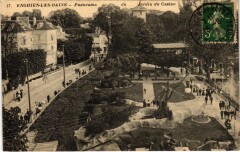 Enghien les Bains Panorama du Jardin du Casino France à Enghien-les-Bains