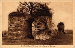 St.Clair sur Epte Ruines du Chateau France