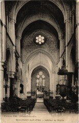 Beaumont s Oise Interieur de l'Eglise France -
													95 Val d'Oise
												