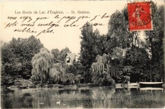Enghien les Bains Les Bords du Lac France à Enghien-les-Bains