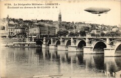 Aviation Dirigeable Saint-Cloud Liberté airship à Saint-Cloud