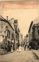 Marly-le-Roi Grande Rue prise de la rue Madame à Marly-le-Roi