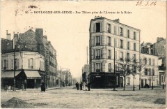 Boulogne-sur-Seine rue Thiers Avenue de la Reine