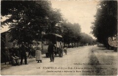 Etampes Ecole d'Aviation Militaire Camion Route Nationale