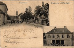 Gruss aus Hüttenheim Haupstrasse