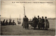 Etaples Groupe de Pecheurs et Pecheuses