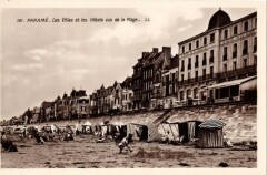 Parame-Les Villas et les Hotels vus de la Plage
