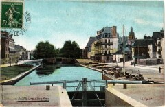 Carte postale ancienne Rennes - Canal d'Ille & Rance
                                                                     à Rennes
                                