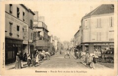 Essonnes Rue de Paris Place de la République