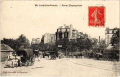 Carte postale ancienne Porte Champerret
                                                                     à Paris 17e
                                