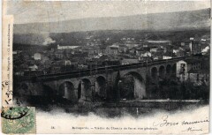 Bellegarde Viaduc du Chemin de fer et vue generale