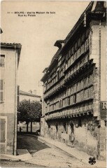 Bourg en Bresse Vieille Maison de bois Rue du Palais à Bourg-en-Bresse