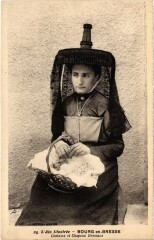 Bourg en Bresse Costume et chapeau bressans à Bourg-en-Bresse