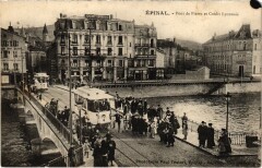 Tramway Epinal Pont de Pierre Crédit Lyonnais