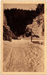 Hauteville Col de Rochetaillee l'hiver