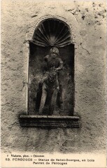 Perouges Statue de Saint-Georges