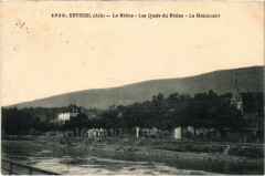 Seyssel Les Quais du Rhone Le Monument à Seyssel