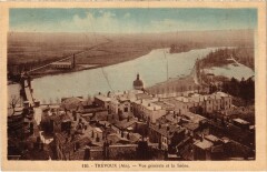 Travaux vue generale et la Saone