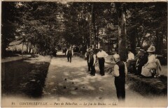 Contrexéville Parc de Belle-Vue Jeu de Boules à Contrexéville