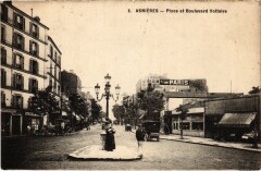 Asnieres Place et Bd VOltaire -
													92 Hauts de Seine
												