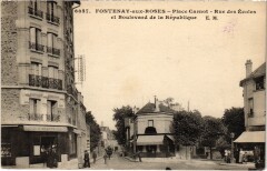 Fontenay-aux-Roses Place Carnot Rue des Ecoles -
																					92260 Fontenay-aux-Roses
																			