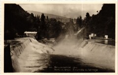 Bellegarde Ensemble du barrage