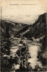 Bellegarde La Perte du Rhone en hiver