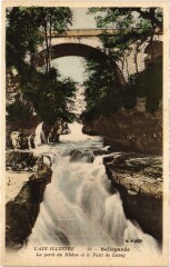 Bellegarde La perte du Rhone et Pont de Lucey