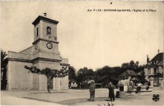 Divonne Eglise et la Place