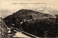 Gex Sommet de Florimont et les Alpes