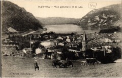 Nantua vue generale et le Lac à Nantua