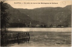 Nantua un coin du Lac et les Montagnes de Colliard à Nantua