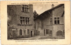 Perouges Les maisons Vernay et Valansio