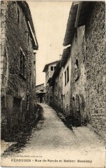 Perouges Rue de Ronde et Maison Messimy