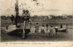 Le Touquet-Paris-Palge La Plage a marée basse -
													62 Pas de Calais
												