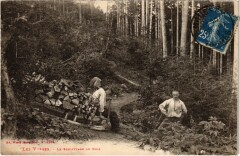 Les Vosges Le Schlittage du Bois