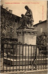 Chatillon s Chalaronne Statue de Saint-Vincent de Paul