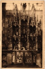 Bourg en Bresse Brou Church Retable en marbre à Bourg-en-Bresse