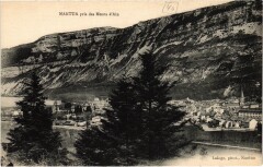 Nantua vue generale et le Mont à Nantua