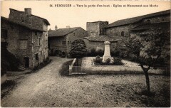 Perouges Eglise et Monument aux Morts