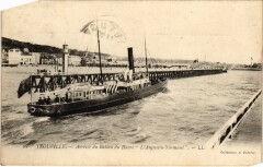 Trouville Arrivee du Bateau du Havre France