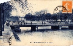 Caen Pont de la rue de la Gare France