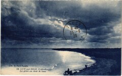 Luc sur Mer La greve au clair de lune France à Luc-sur-Mer