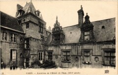 Caen Lucarnes de l'Hotel de Than France
