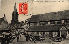 Honfleur La Place du Marche France à Honfleur