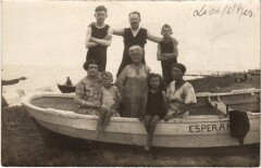 Lion sur Mer Real photo on Postcard France -
																					14780 Lion-sur-Mer
																			